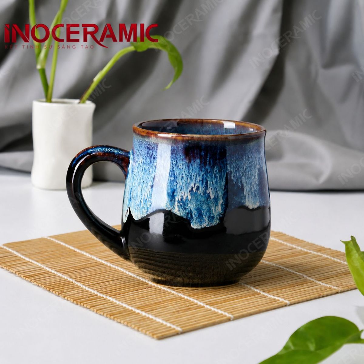 Cốc (Ly) bầu miệng loe quai tim - anh chi tiet 2