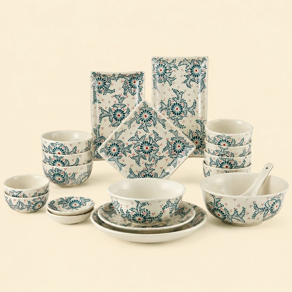 Bộ bát đĩa Thanh Cúc