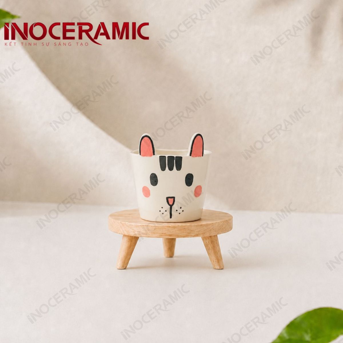 Chậu cây mini hình chuột - anh chi tiet 2