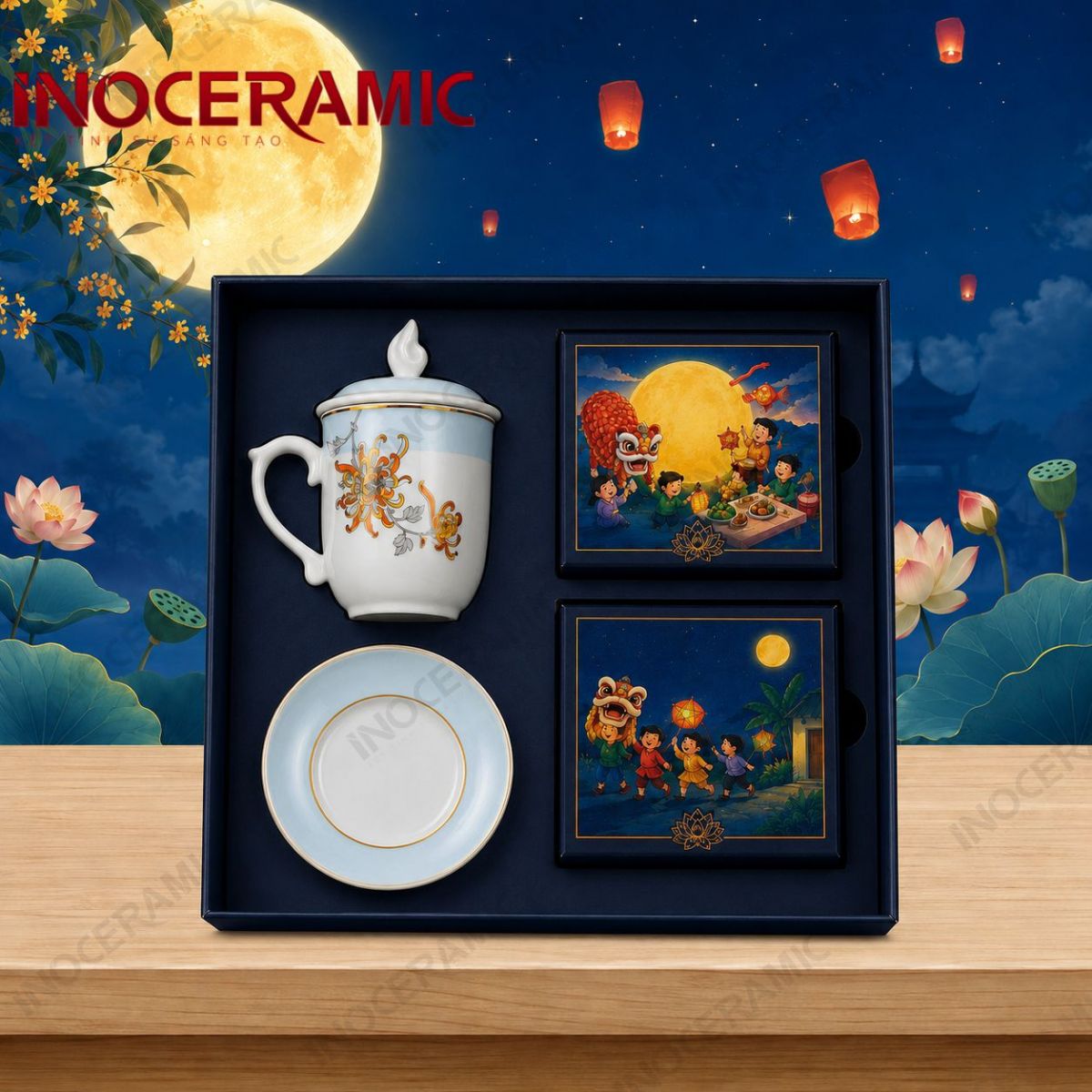 Giftset Trà Nguyệt Cát Lành - Quà tặng trung thu