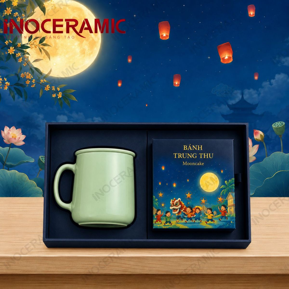 Giftset Thanh Nguyệt An Vui - Quà tặng trung thu