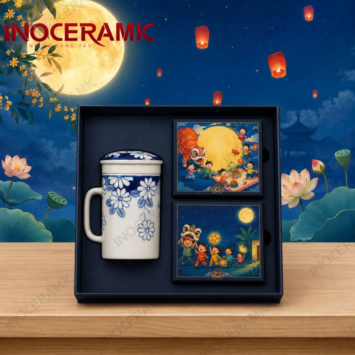 Giftset Nguyệt Hoa An Khang - Quà tặng trung thu