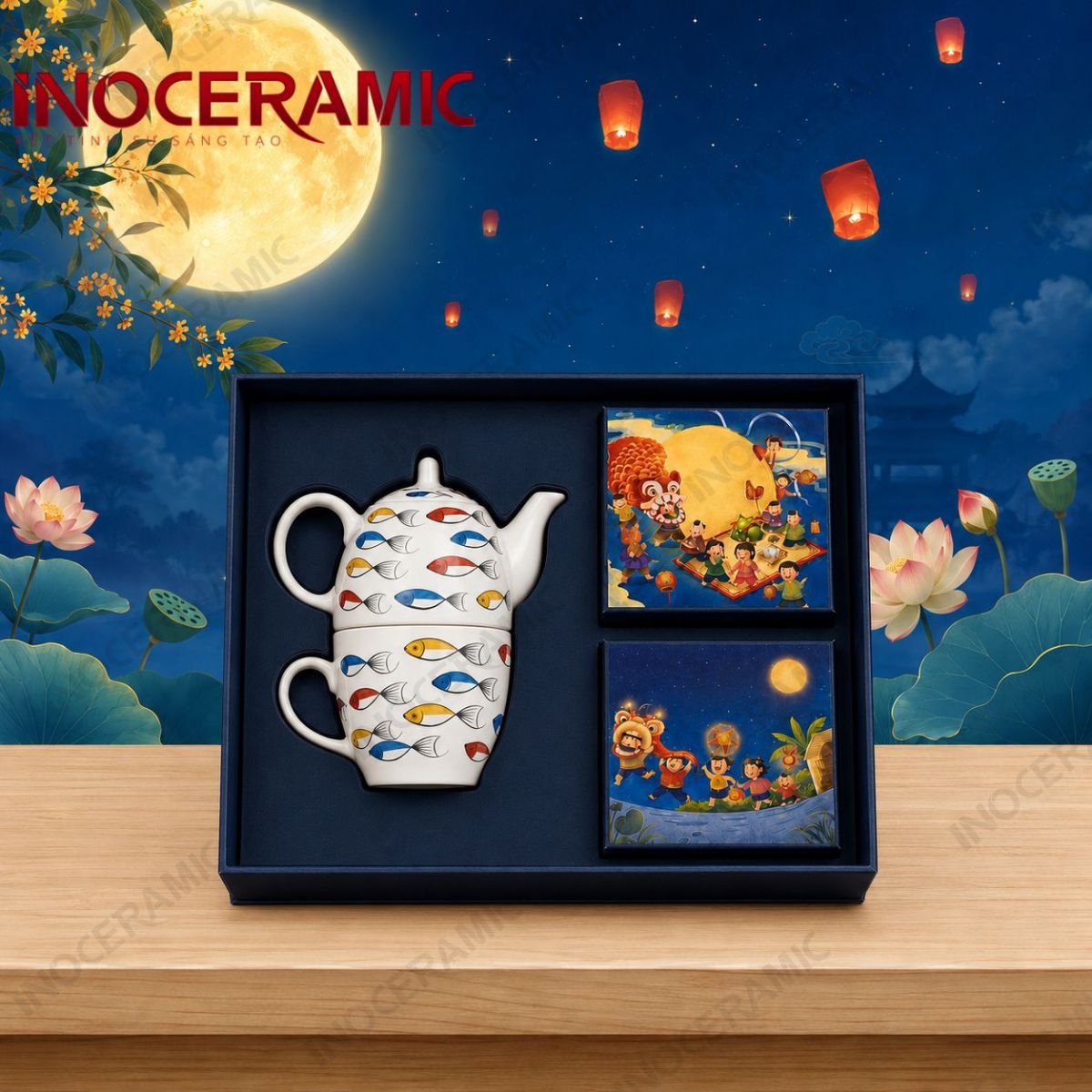 Giftset Cá Nguyệt An Vui - Quà tặng trung thu