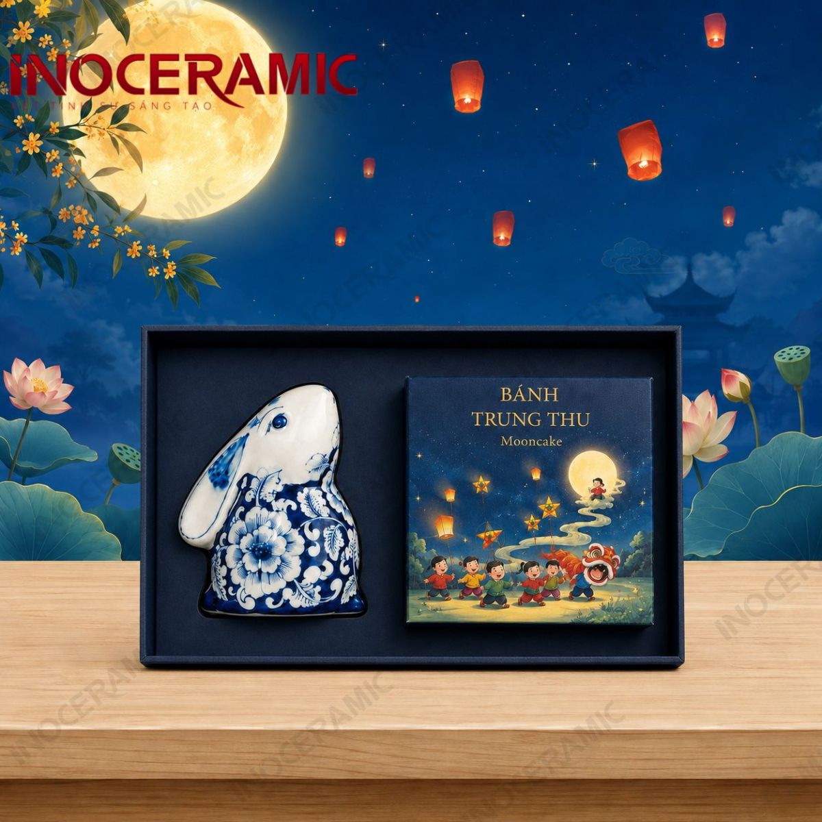 Giftset Trăng Xanh Đoàn Viên - Quà tặng trung thu