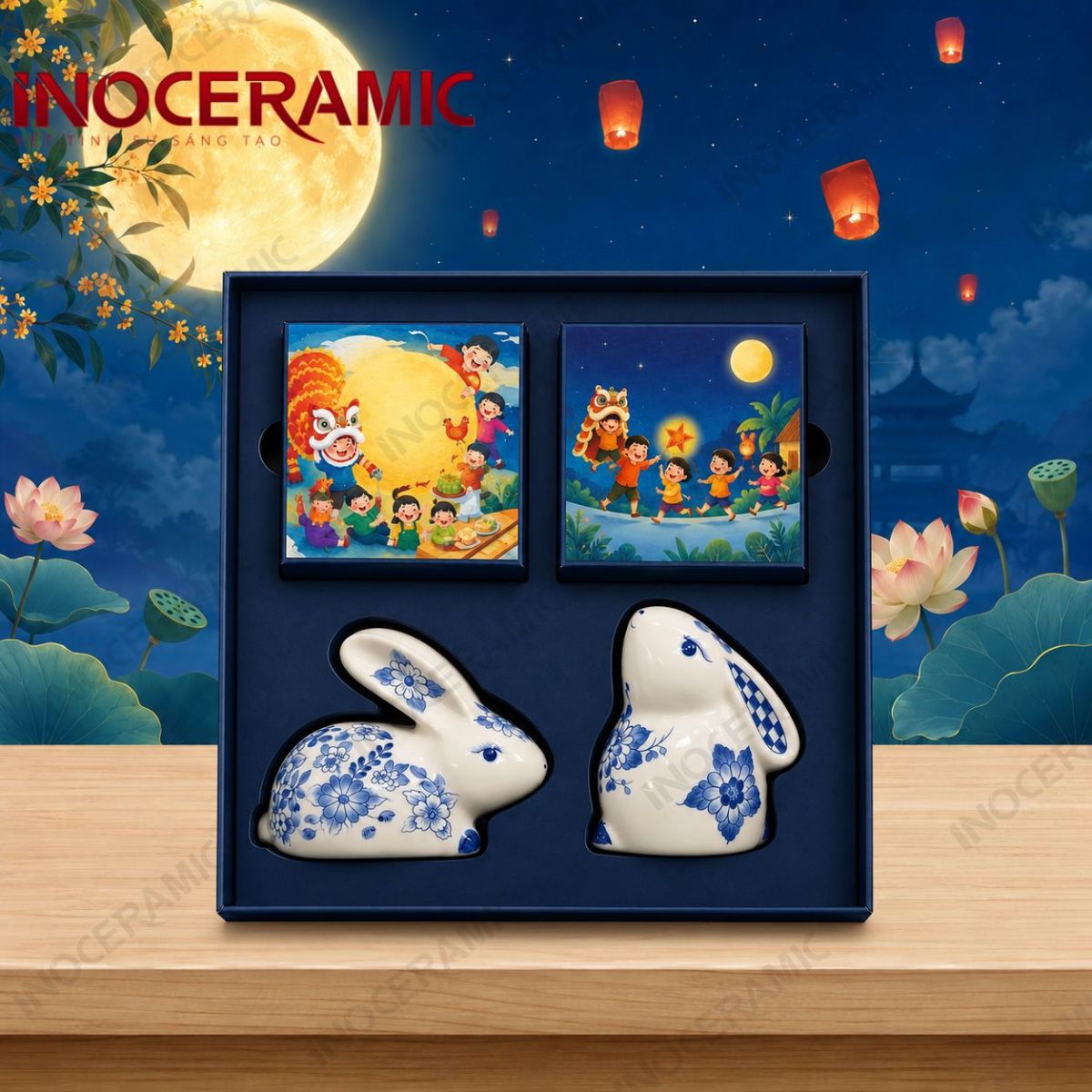 Giftset Trăng Vui Viên Mãn - Quà tặng trung thu