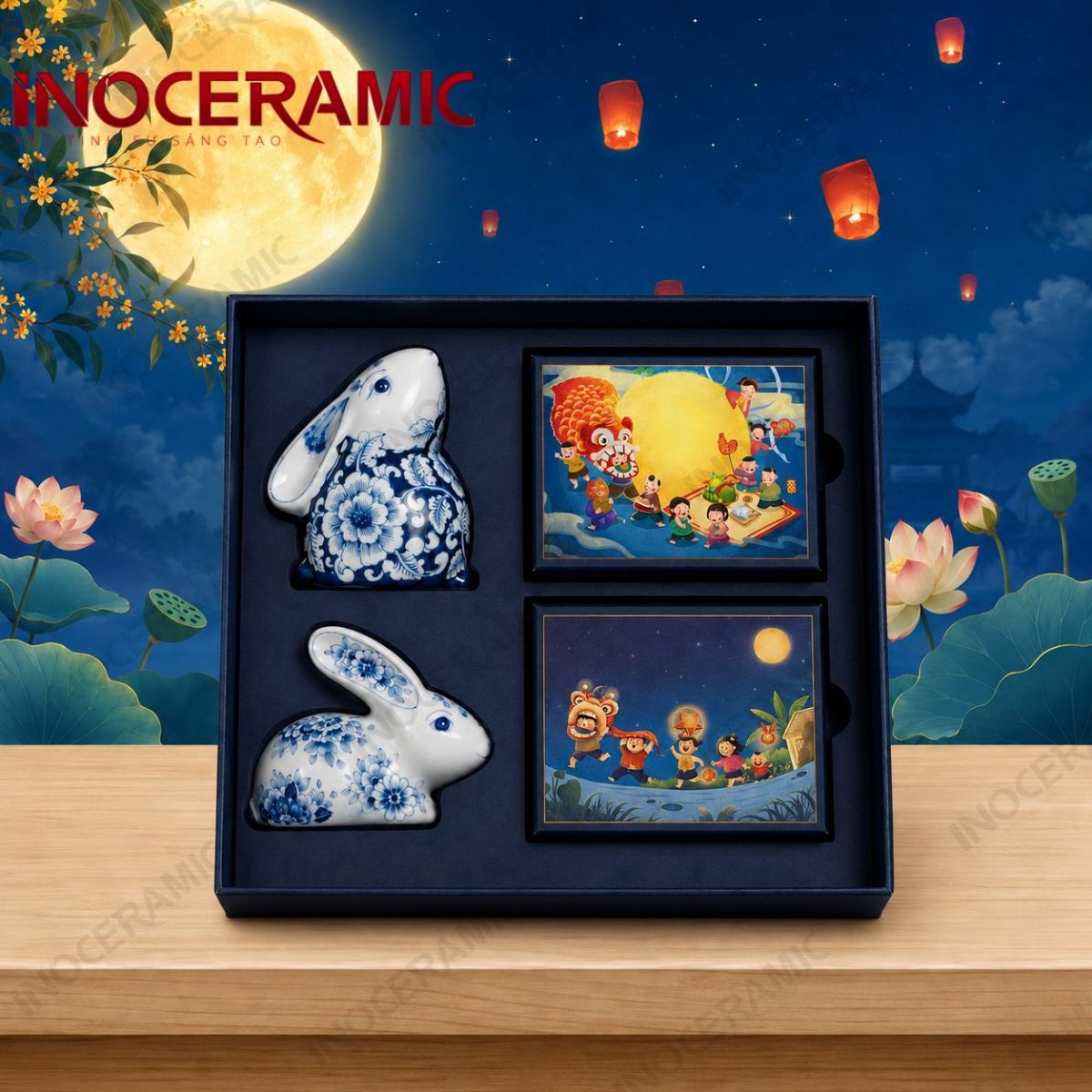 Giftset Lam Nguyệt Hoan Ca - Quà tặng trung thu