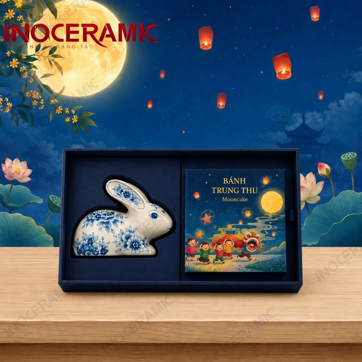 Giftset Nguyệt An Lành - Quà tặng trung thu