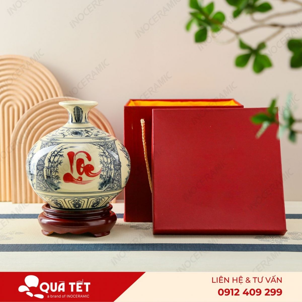 Bình hút lộc Lộc Tứ Cảnh