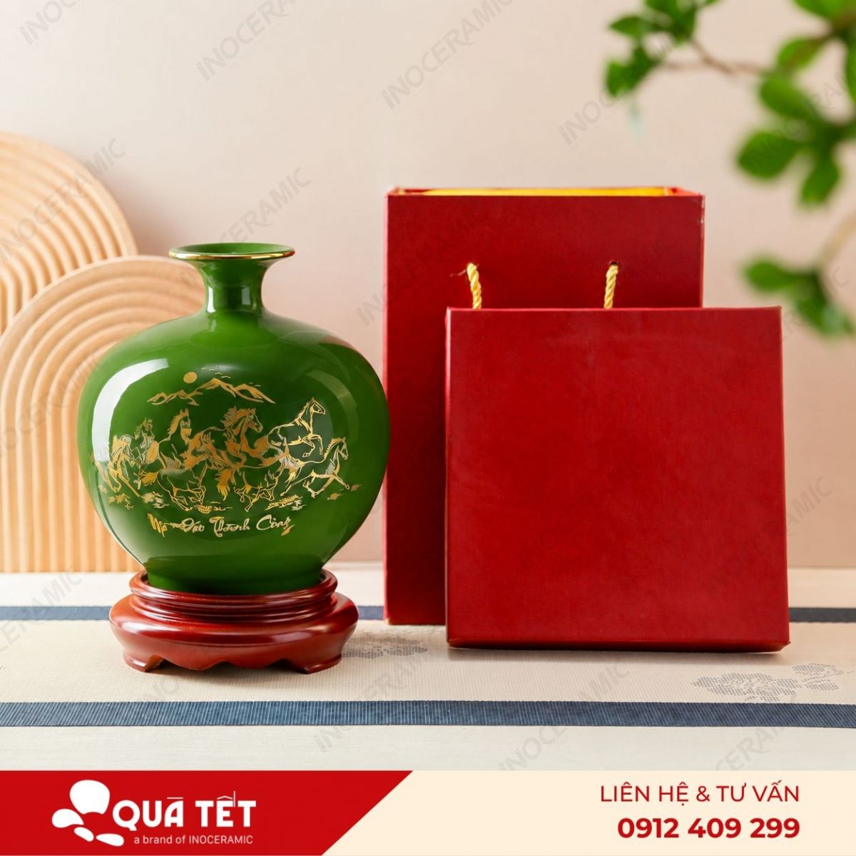 Bình hút lộc Mã Đáo Thịnh Vượng - anh chi tiet 2