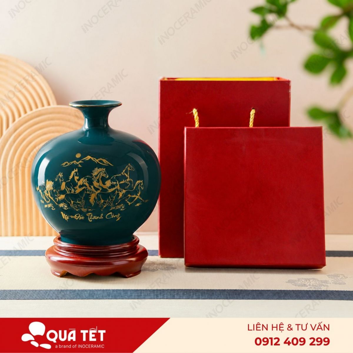 Bình hút lộc Mã Đáo Thịnh Vượng - anh chi tiet 3