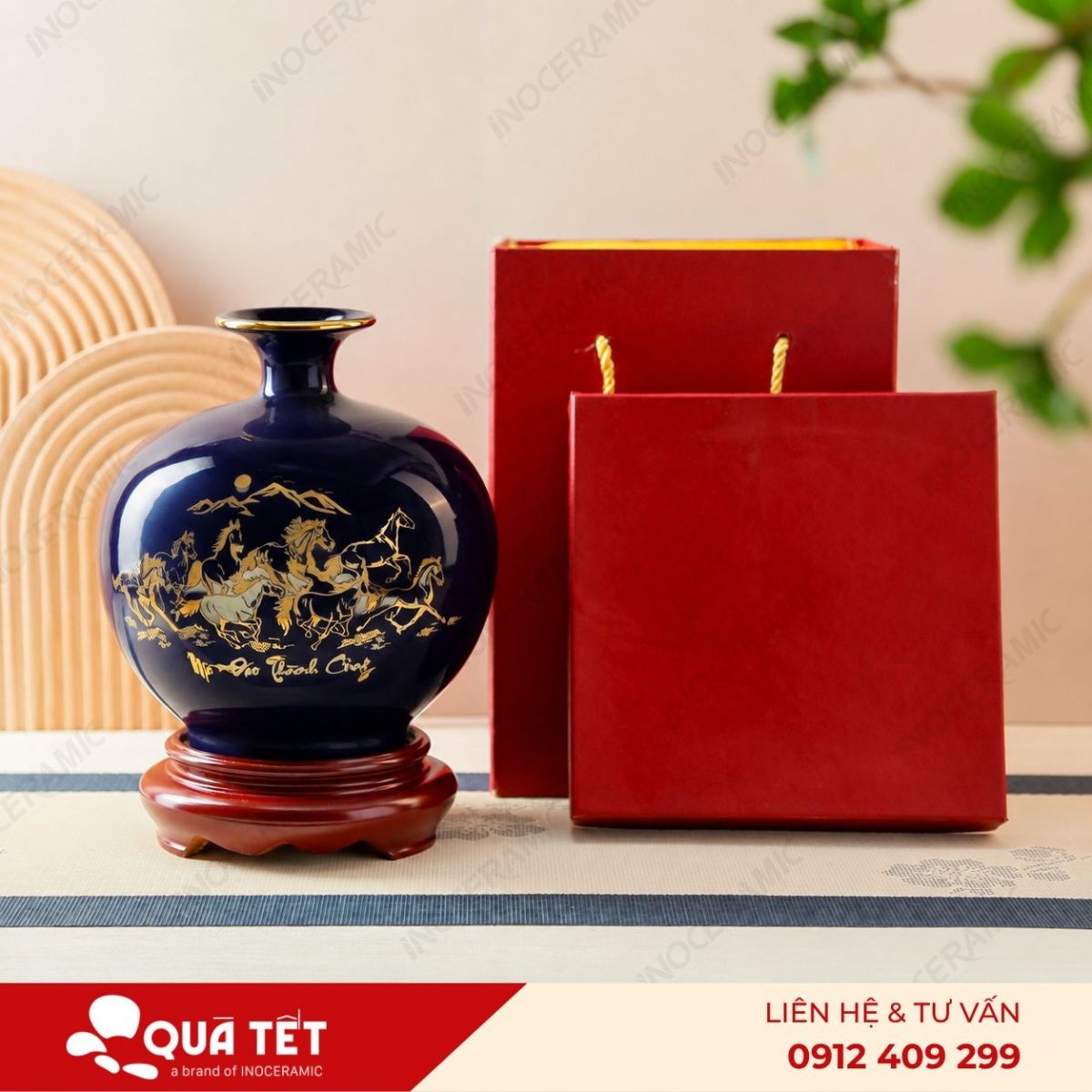 Bình hút lộc Mã Đáo Thịnh Vượng - anh chi tiet 4
