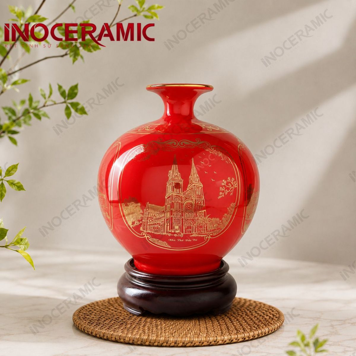 Bình Hút Lộc Sài Thành tứ cảnh