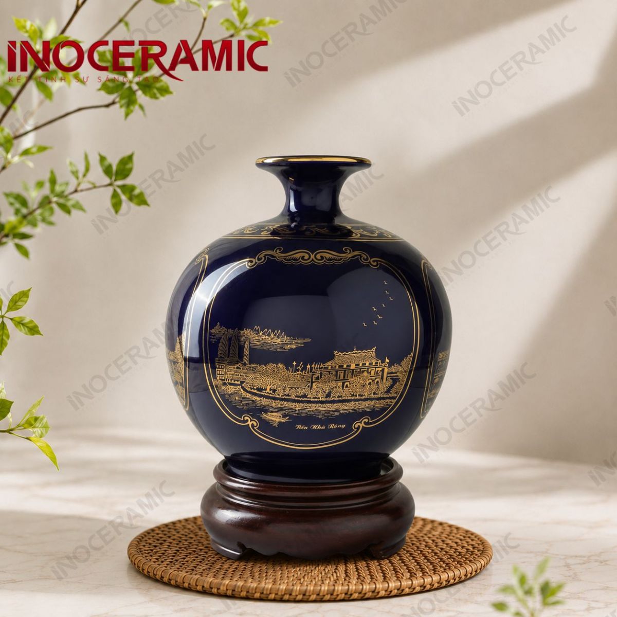 Bình Hút Lộc Sài Thành tứ cảnh - anh chi tiet 2