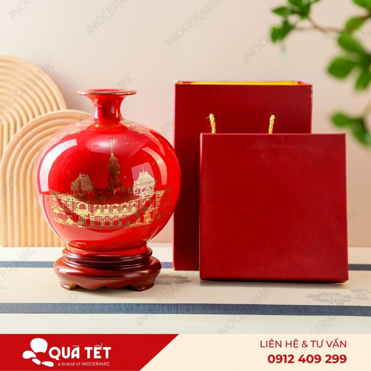Bình hút lộc Sài Thành Nhị Cảnh