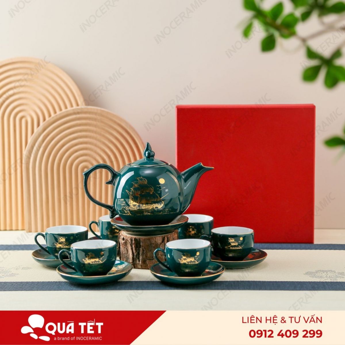 Bộ ấm trà Ngọn Lửa Thuận Buồm