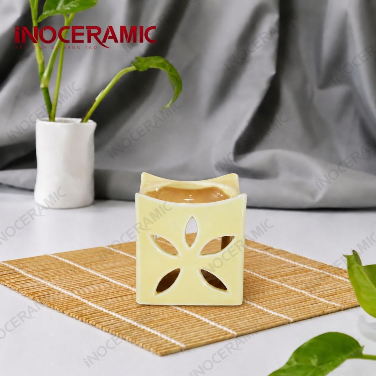 Đèn xông tinh dầu Hoàng Hoa