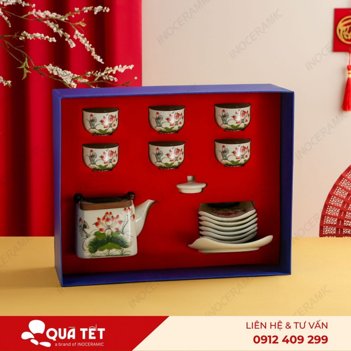 Giftset Hồng Liên Tụ Lộc