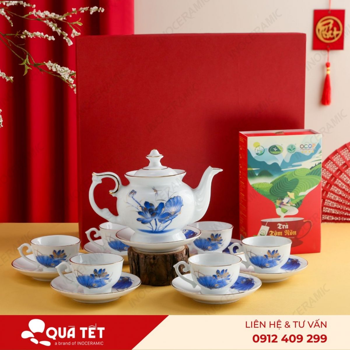 Giftset Lam Hoa Cát Tường