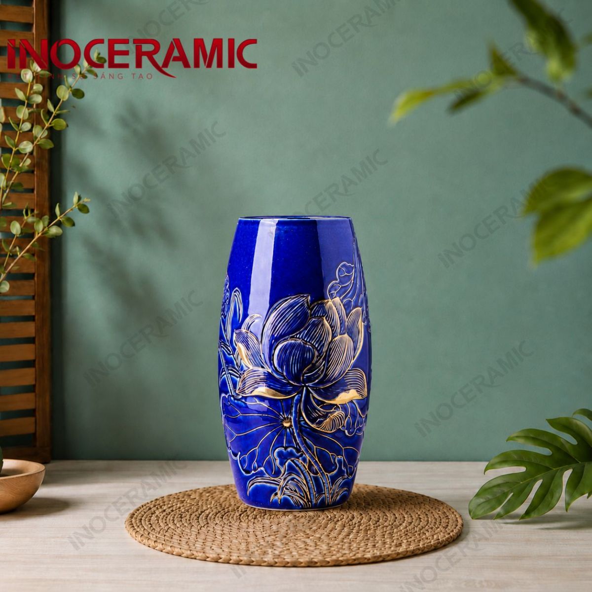 Lọ bom men lam sen đại kẻ vàng