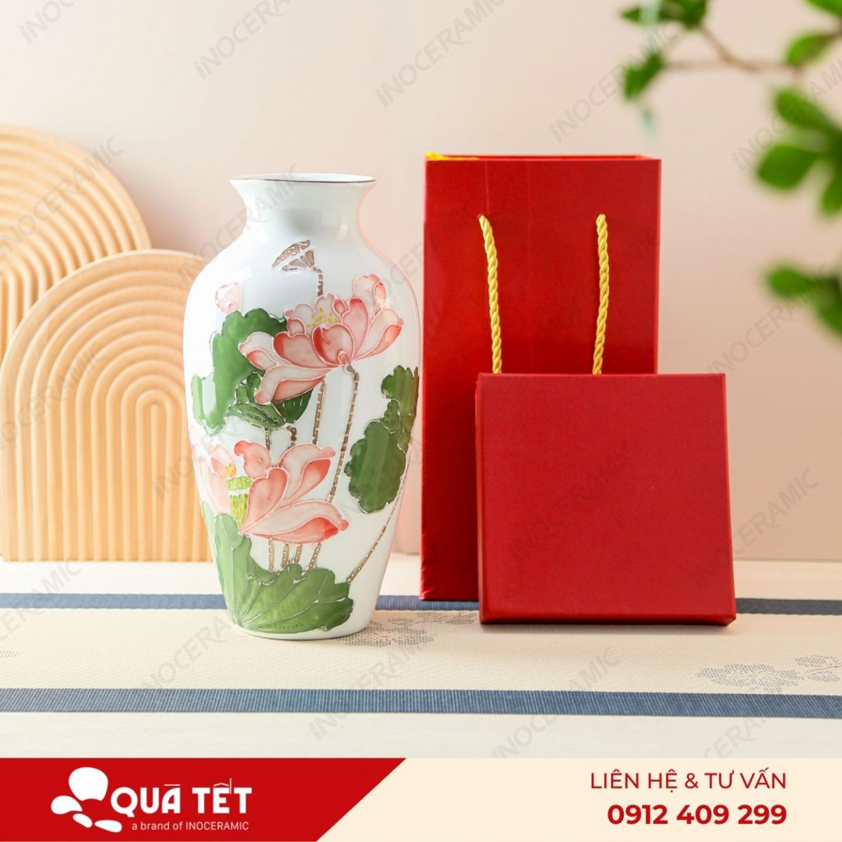 Lọ Hoa Liên Hoa Tịnh Ngọc