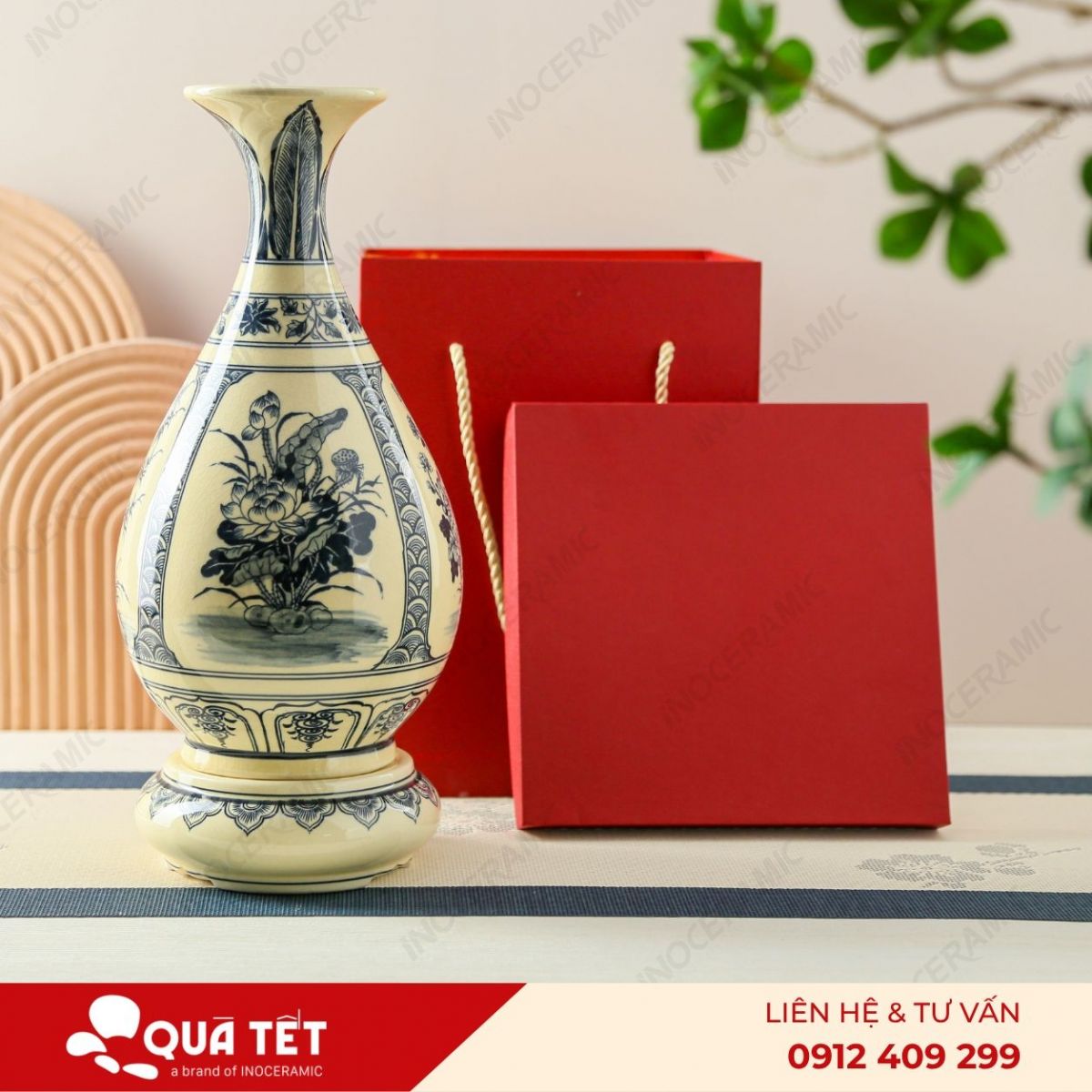 Lọ Tỳ Bà Tứ Cảnh - anh chi tiet 2