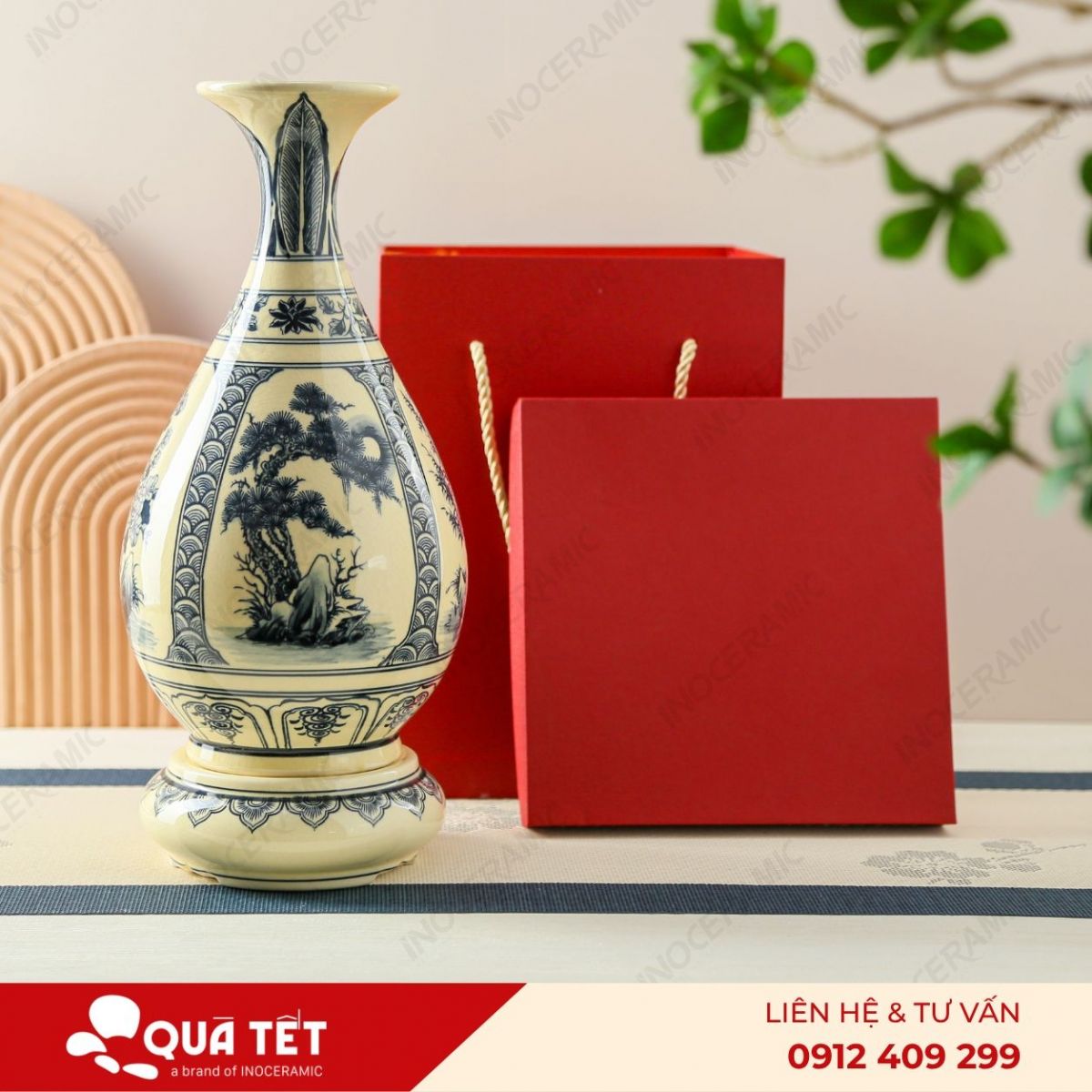 Lọ Tỳ Bà Tứ Cảnh - anh chi tiet 4