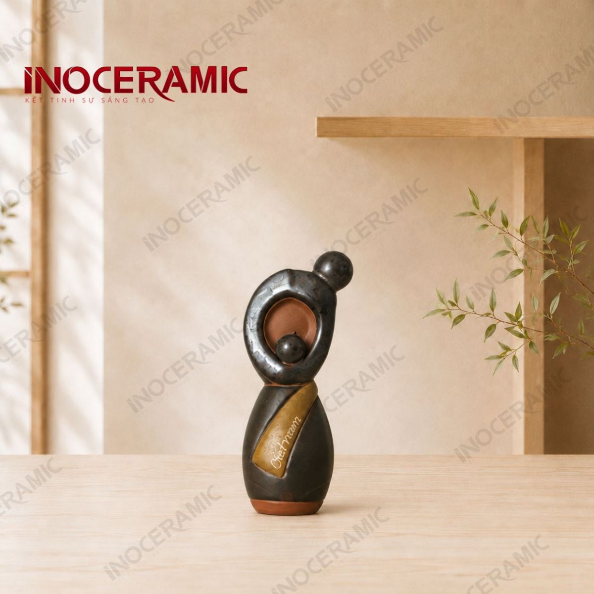 Tượng Gốm Trang Trí Mini - anh chi tiet 8