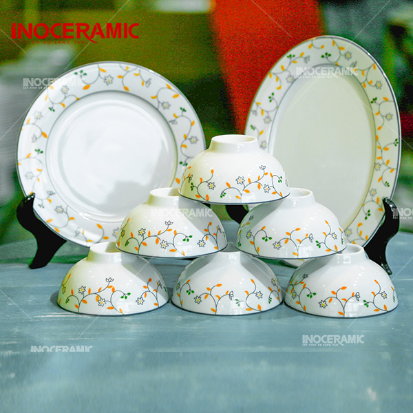 Bộ Bàn Ăn Hoa Dây LP 9SP - anh chi tiet 2