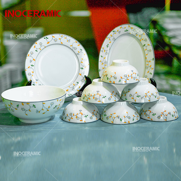 Bộ Bàn Ăn Hoa Dây LP 9SP
