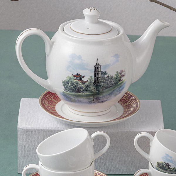 Bộ Ấm Chén Phình Thon Sơn Thủy - anh chi tiet 2