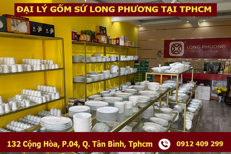Hệ thống showroom đại lý gốm sứ Long Phương chính hãng tại khu vực TPHCM