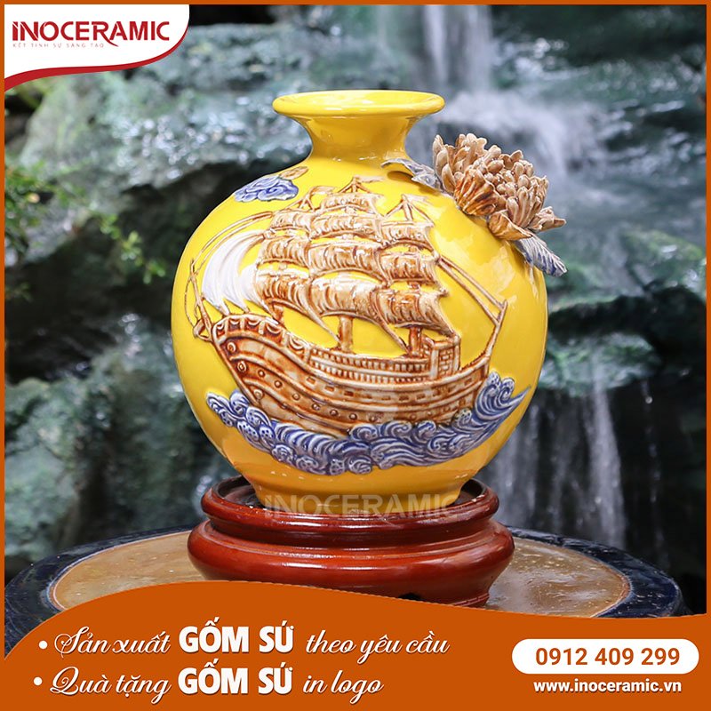 Bình Hút Lộc Đắp Nổi Cao Cấp Giá Rẻ