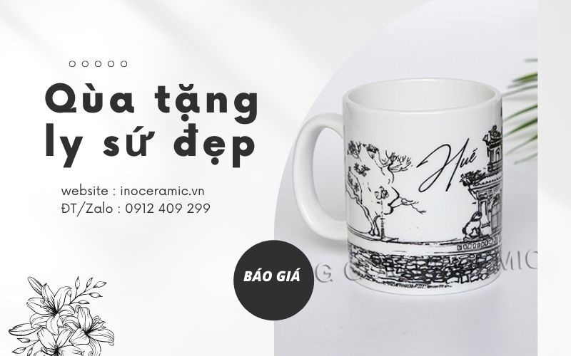 Quà Tặng Gốm Sứ In Logo Theo Yêu Cầu Tại Tp HCM
