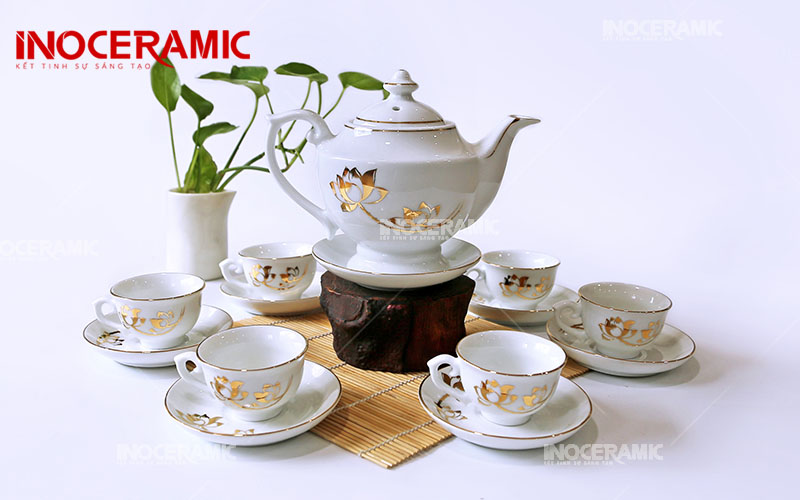 Bộ Trà Đèn Thần Sen Vàng 1 - anh minh hoa