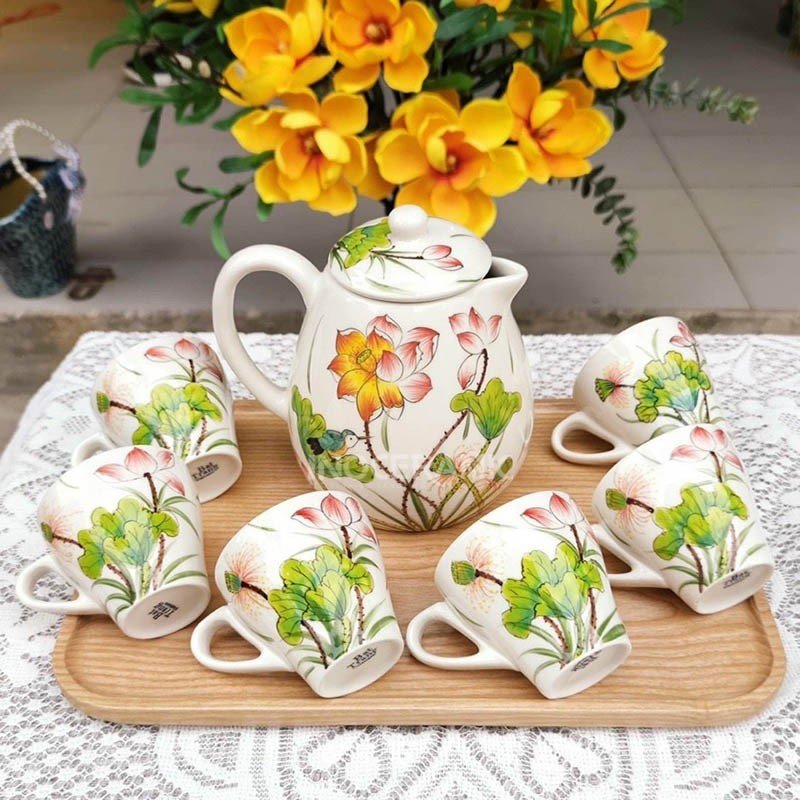 Bộ Bình Nước Vẽ Tay 14 - anh chi tiet 3
