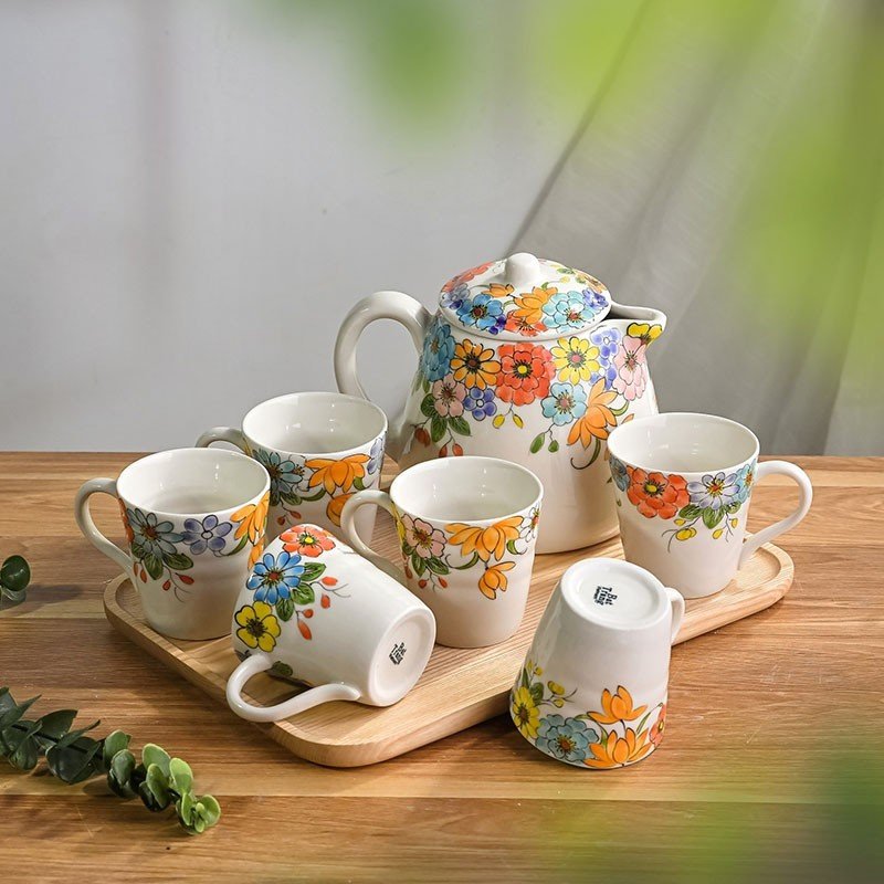 Bộ Bình Nước Vẽ Tay 16