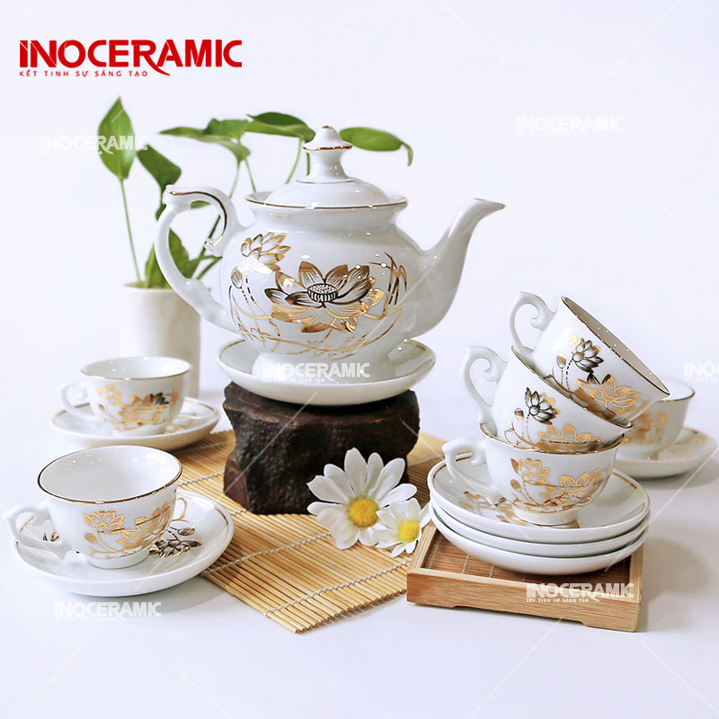 Bộ Trà Đài Cát Sen Vàng 2