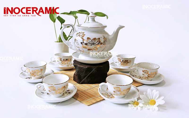 Bộ Trà Đài Cát Sen Vàng 2 - anh minh hoa