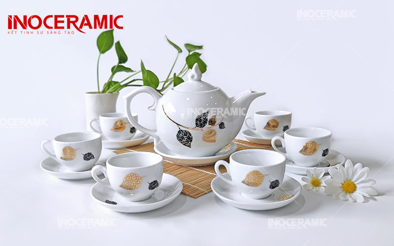 Bộ Trà Ngọn Lửa Lá Kim Ngân - anh minh hoa 2