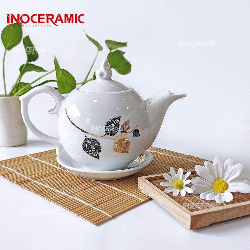Bộ Trà Ngọn Lửa Lá Kim Ngân - anh chi tiet 2
