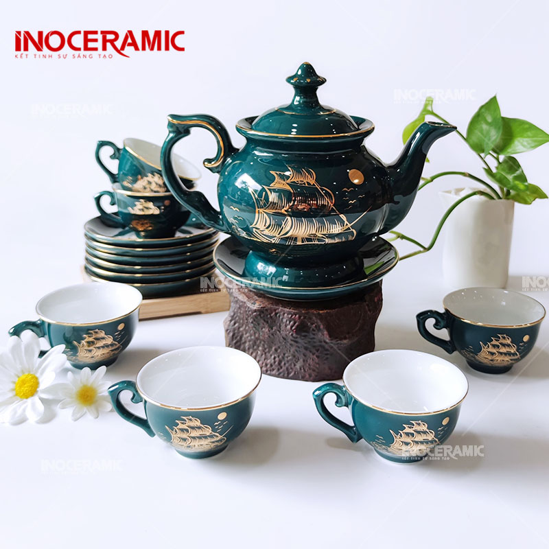 Bộ Trà Đài Cát Xanh Ngọc Thuận Buồm - anh chi tiet 2