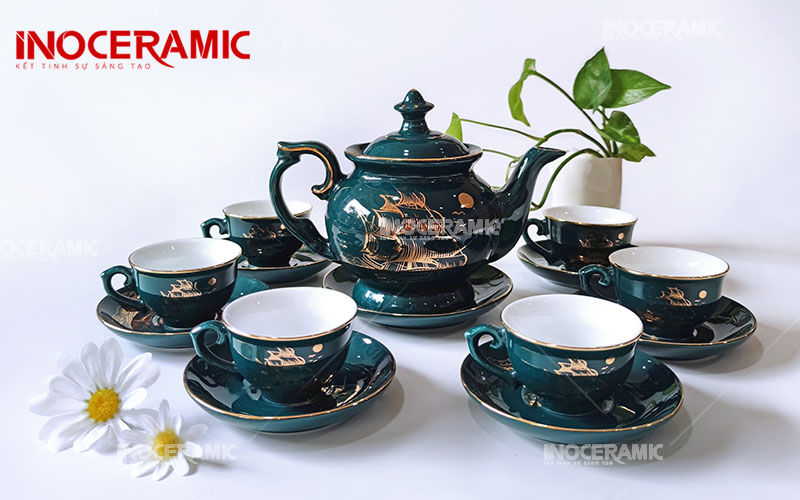 Bộ Trà Đài Cát Xanh Ngọc Thuận Buồm - anh minh hoa