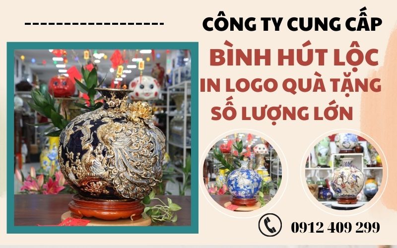 Lựa chọn bình hút lộc đúng ý nghĩa quà tặng sang trọng