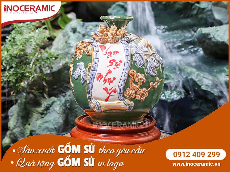 bình hút lộc đẹp quà tặng cao cấp