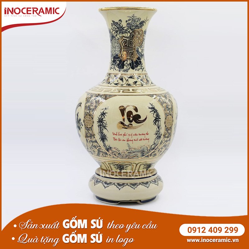 Bình Tỏi H36 Vẽ Vàng