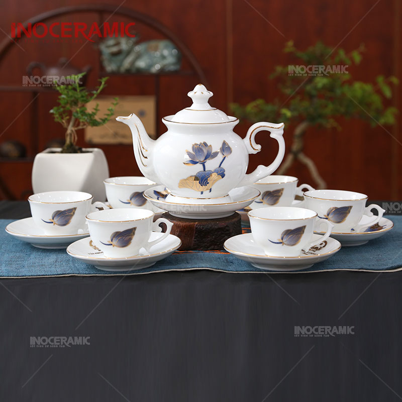 BT Đài Cát Sen Xanh Chỉ Vàng
