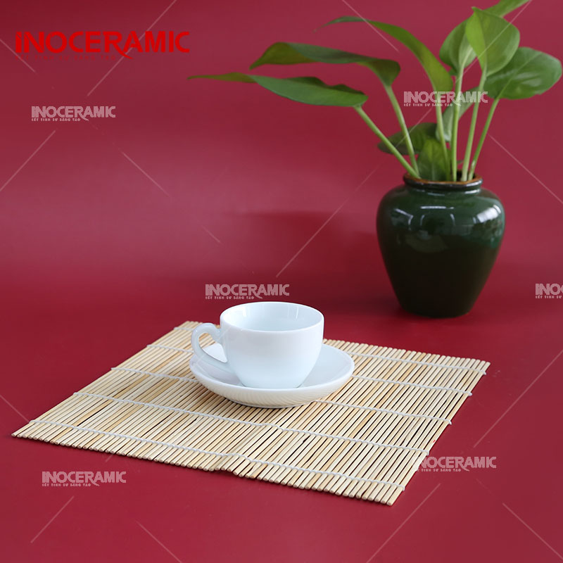 Bộ Trà Vai Vuông Sứ Trắng - anh chi tiet 3