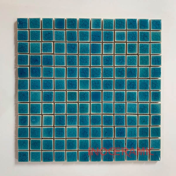Gạch Mosaic Đơn Xanh Nhạt