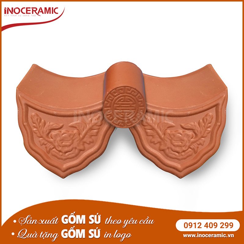 Ngói Diềm Âm Dương Hoa Lá