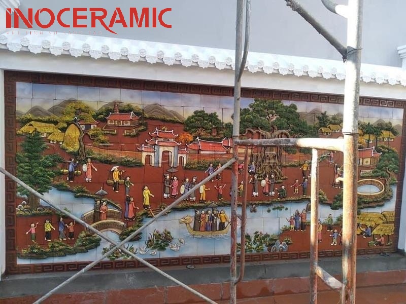 Tranh gốm Hội Lim Bắc Ninh - anh minh hoa 3